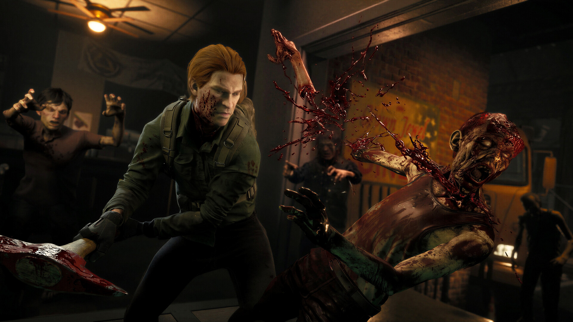 Official No More Room in Hell 2 screenshot showing survivors fighting zombies together